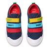 CLARKS KIDS TWIN STRAP CANVAS TRAINER - NAVY